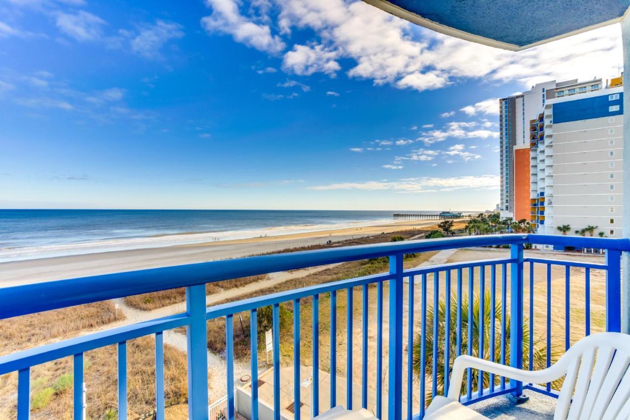 Beachfront Condo W Balcony In Myrtle Beach Eksteriør billede